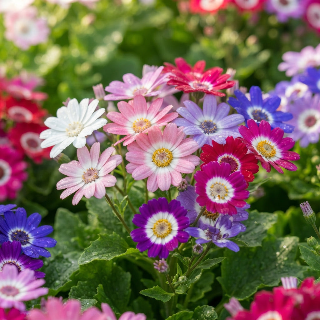 Cineraria Mixed Hybrid Flower Seeds for Planting