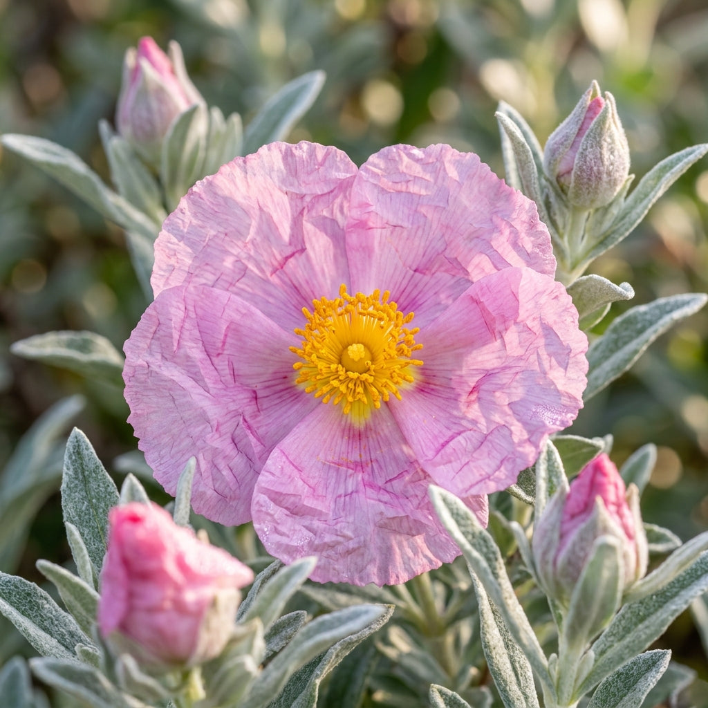 Cistus Albidus Pink Silk Flower Seeds