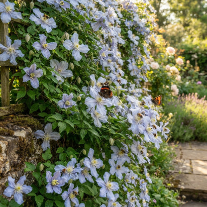 Clematis 'Baby Blue' Flower Seeds for Planting