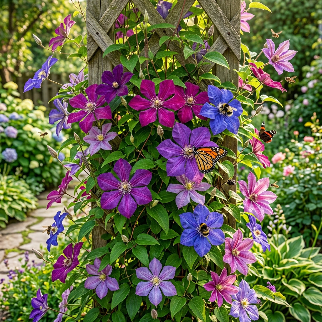Mixed Color Clematis Flower Seeds for Planting
