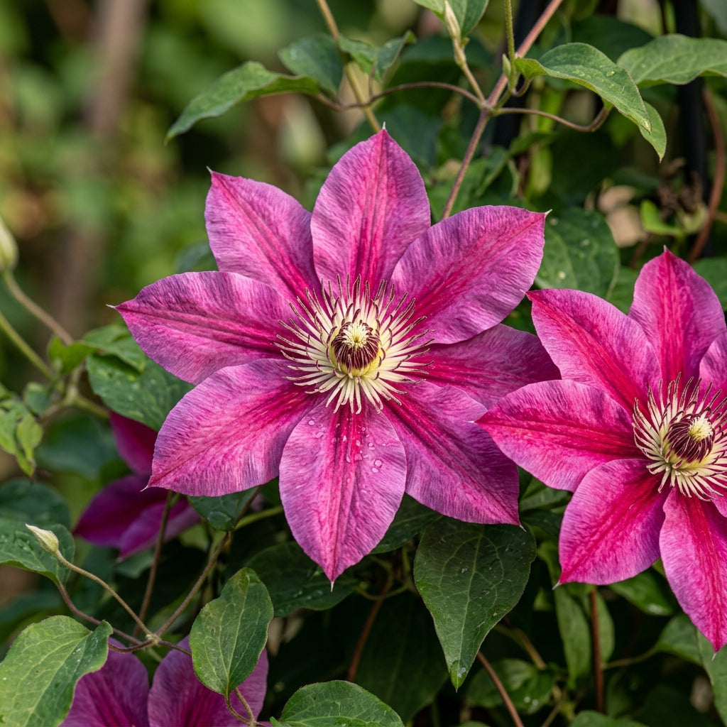 Clematis Magenta Silk Seeds for Garden Planting