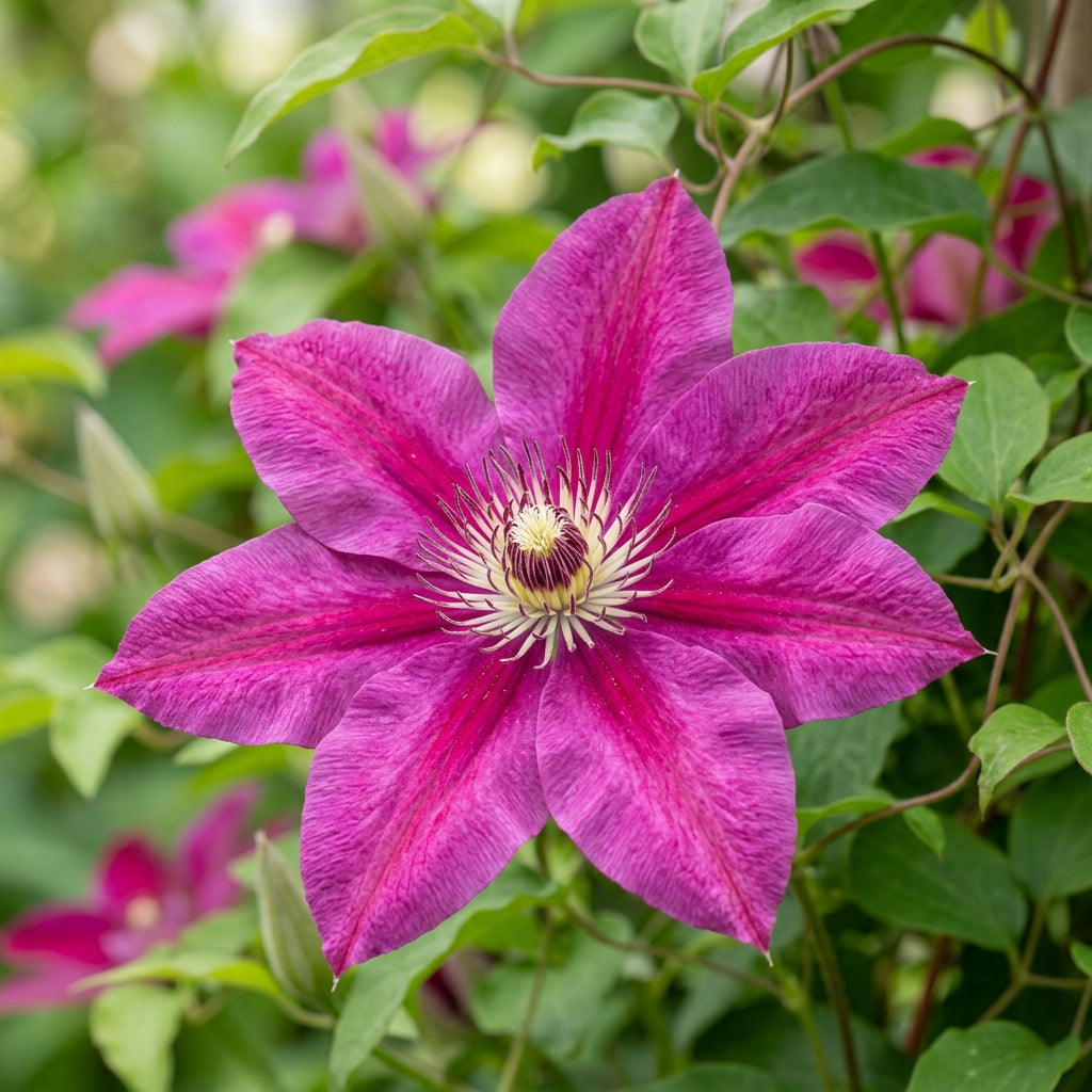 Clematis Magenta Silk Seeds for Garden Planting
