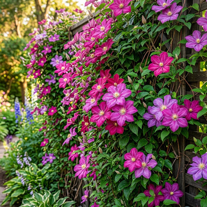 Clematis Magenta Silk Seeds for Garden Planting