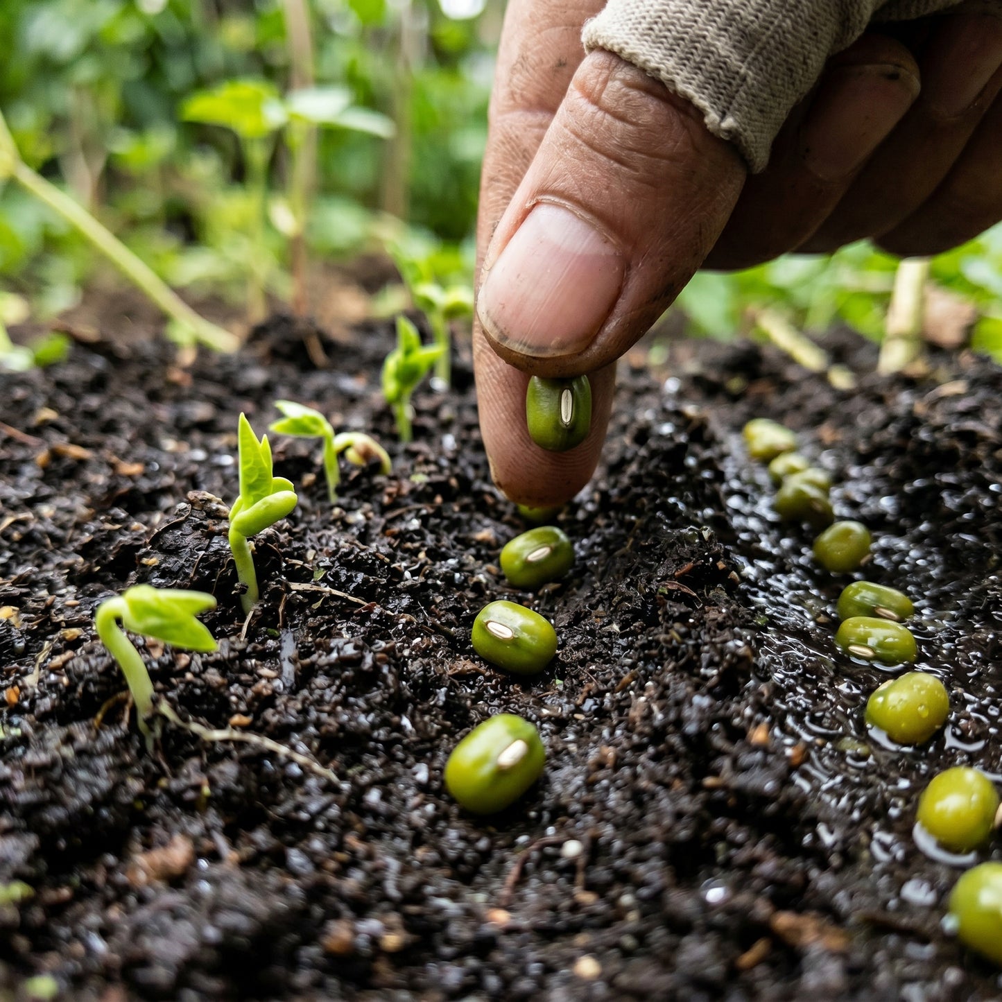 Mung Bean Seeds Green Gram Seeds Vigna radiata Heirloom Legume Seeds
