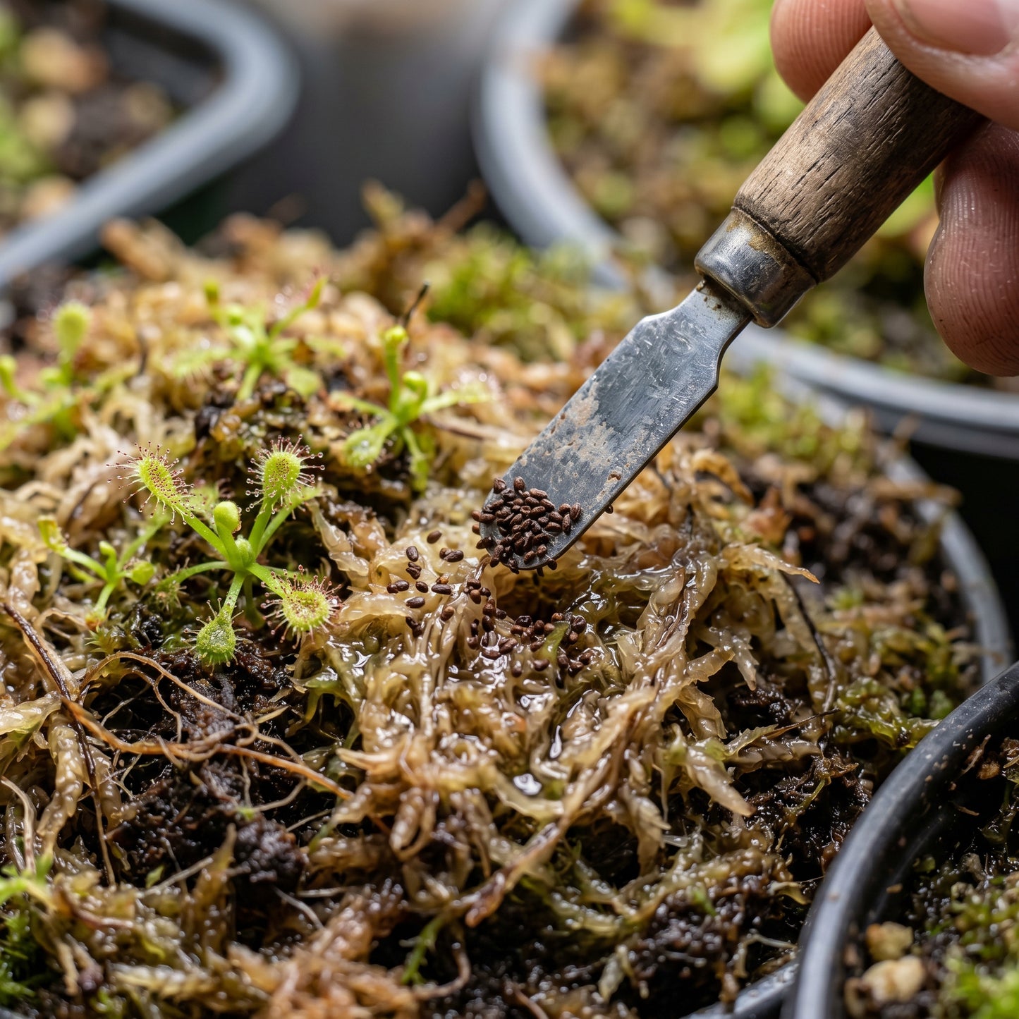 Blue Sundew Seeds (Drosera capensis) – Carnivorous Sundew Plant Seeds