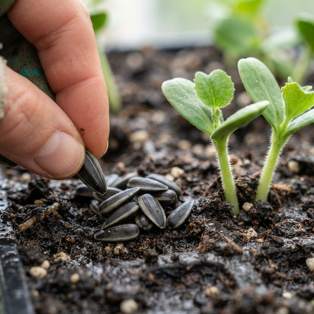 Dark Red Sunflower Seeds for Planting