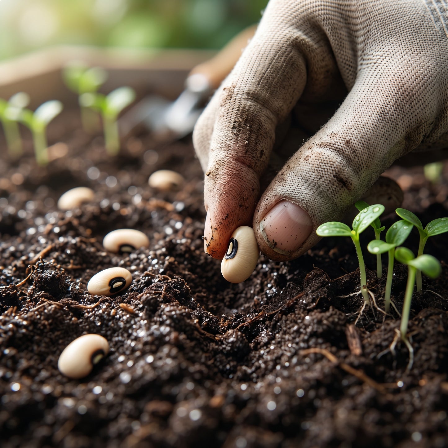 Fagiolini Dell’Occhio Cowpea Seeds for Home Gardening