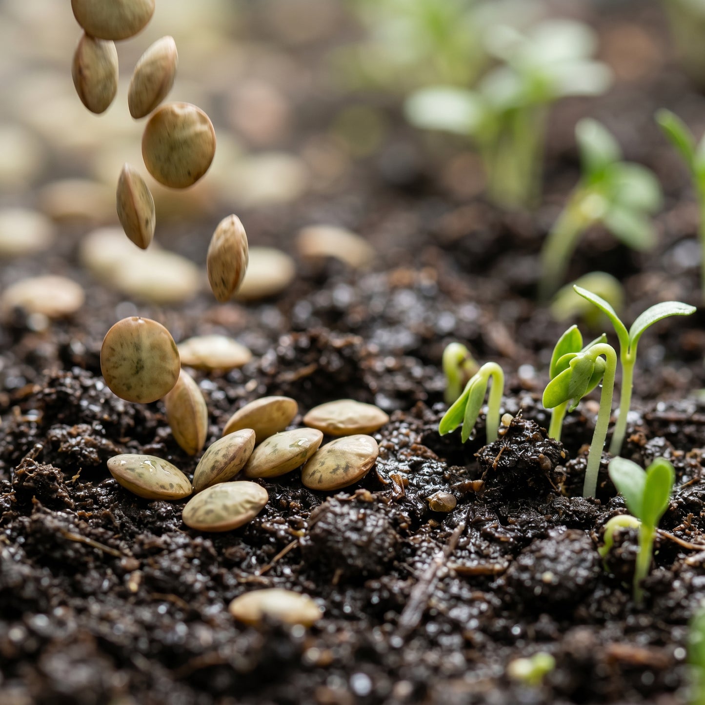 Green Lentil Sprouting Seeds – Garden Lentil Plant
