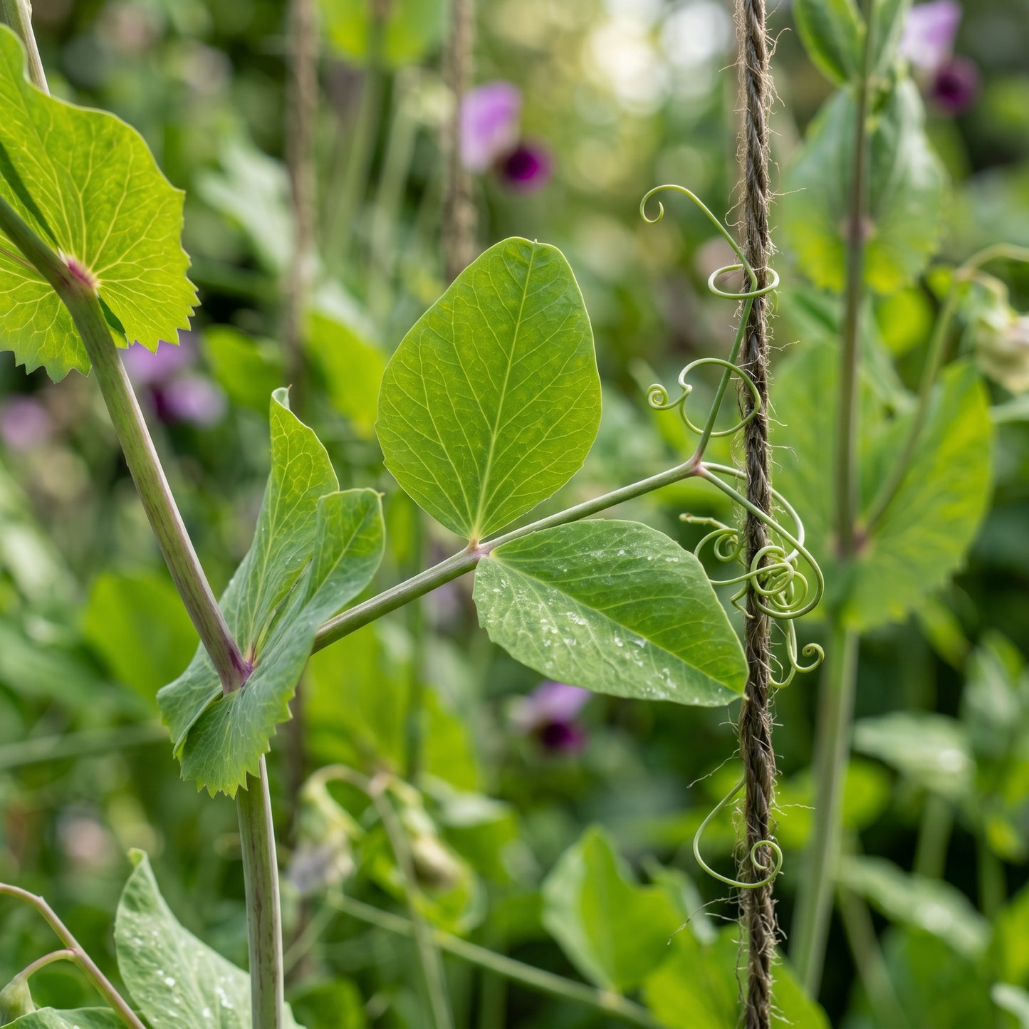 Purple Magnolia Sugar Snap Pea Seeds for Garden Planting
