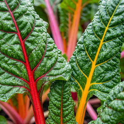 Swiss Chard Seeds ‘Rainbow Blend’ – Colorful Swiss Chard Vegetable Seeds
