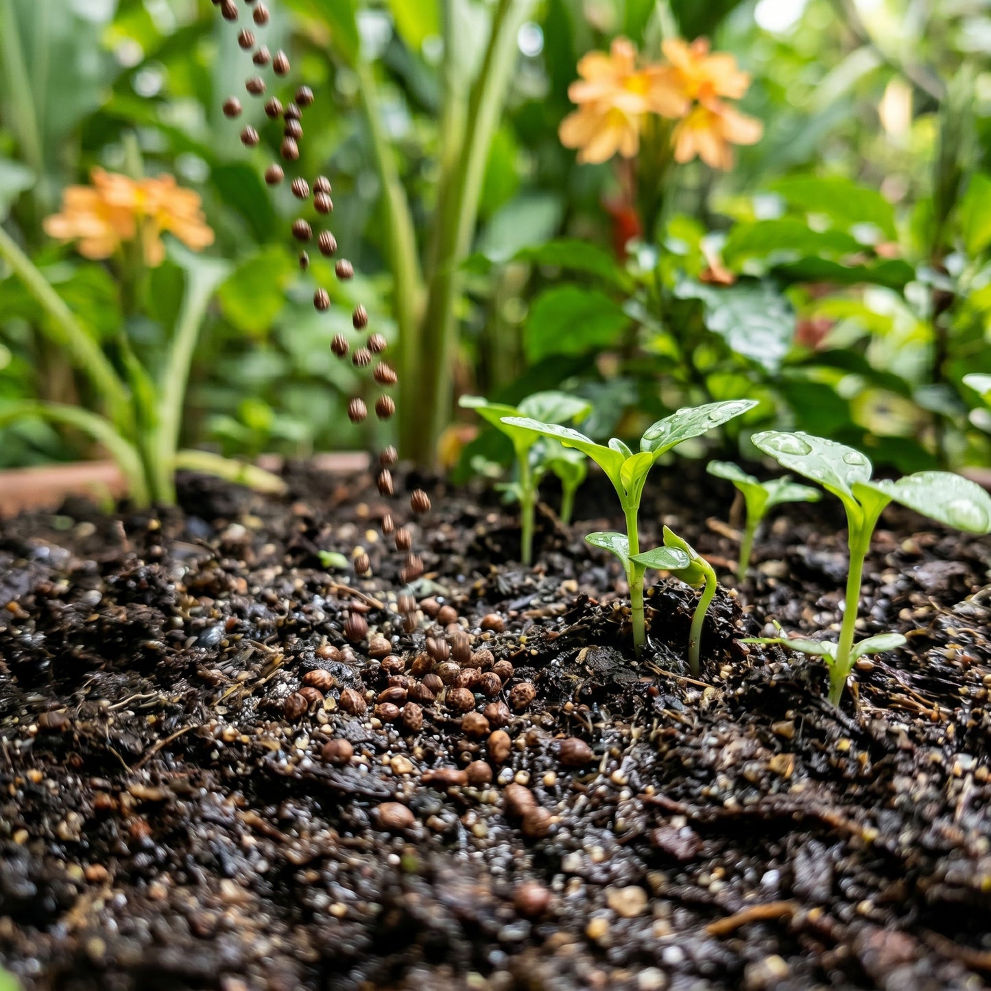 Yellow Splash Firecracker Flower Seeds for Tropical Garden Planting