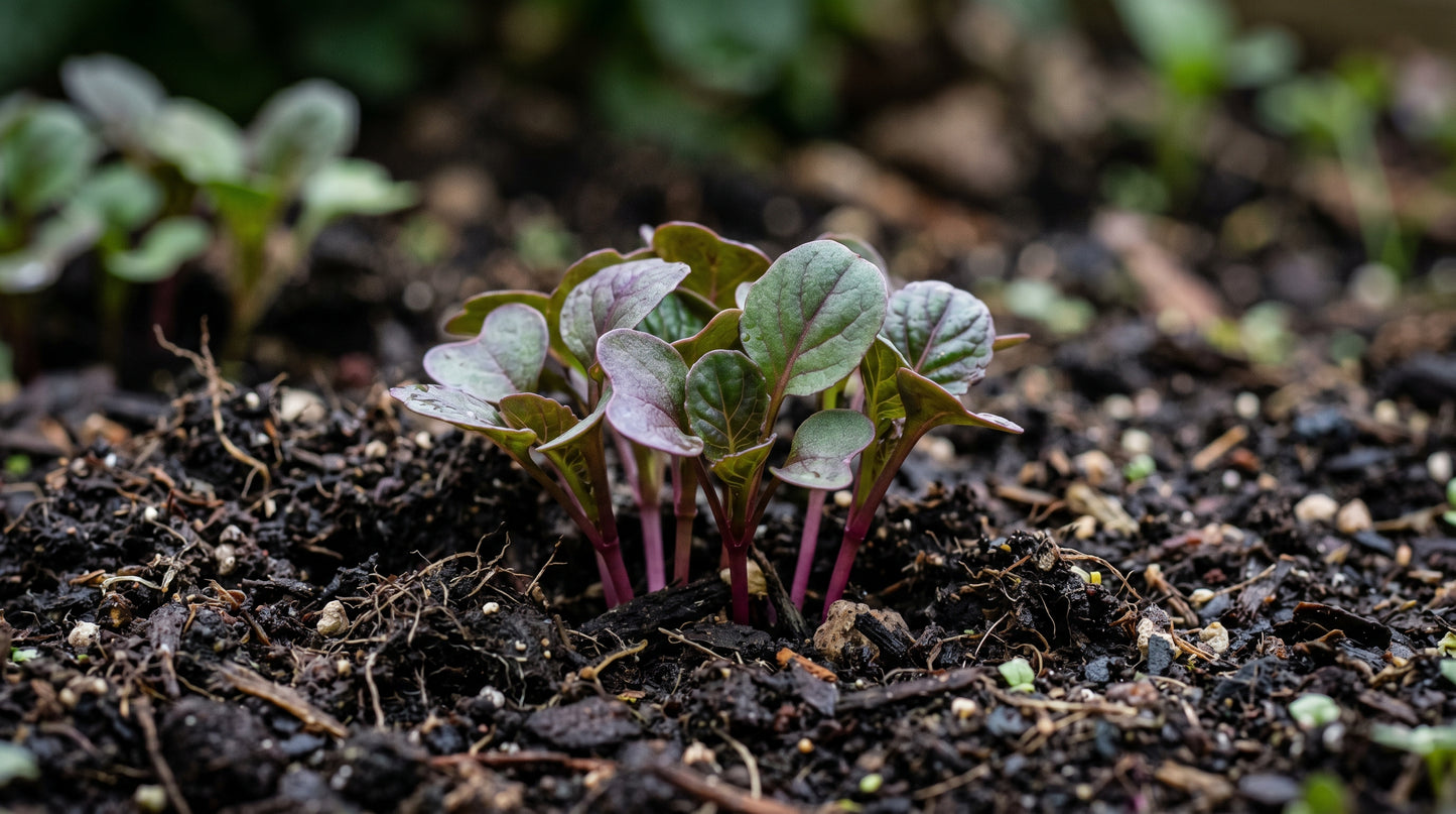 Tatsoi Viola Oriental Mustard F1 Seeds