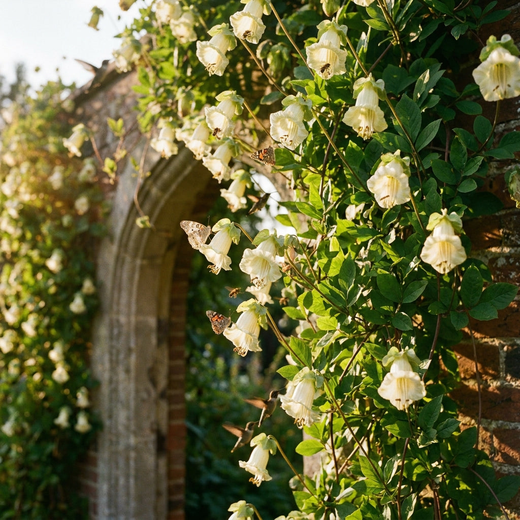 Cobaea scandens Alba Flower Seeds for Planting