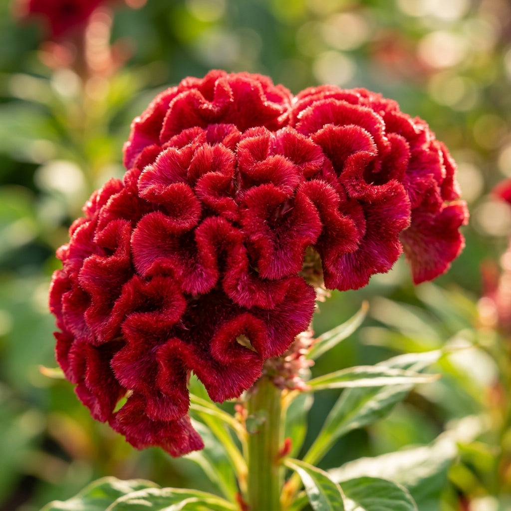 Cockscomb Red Flower Seeds – Vibrant Crested Blooms