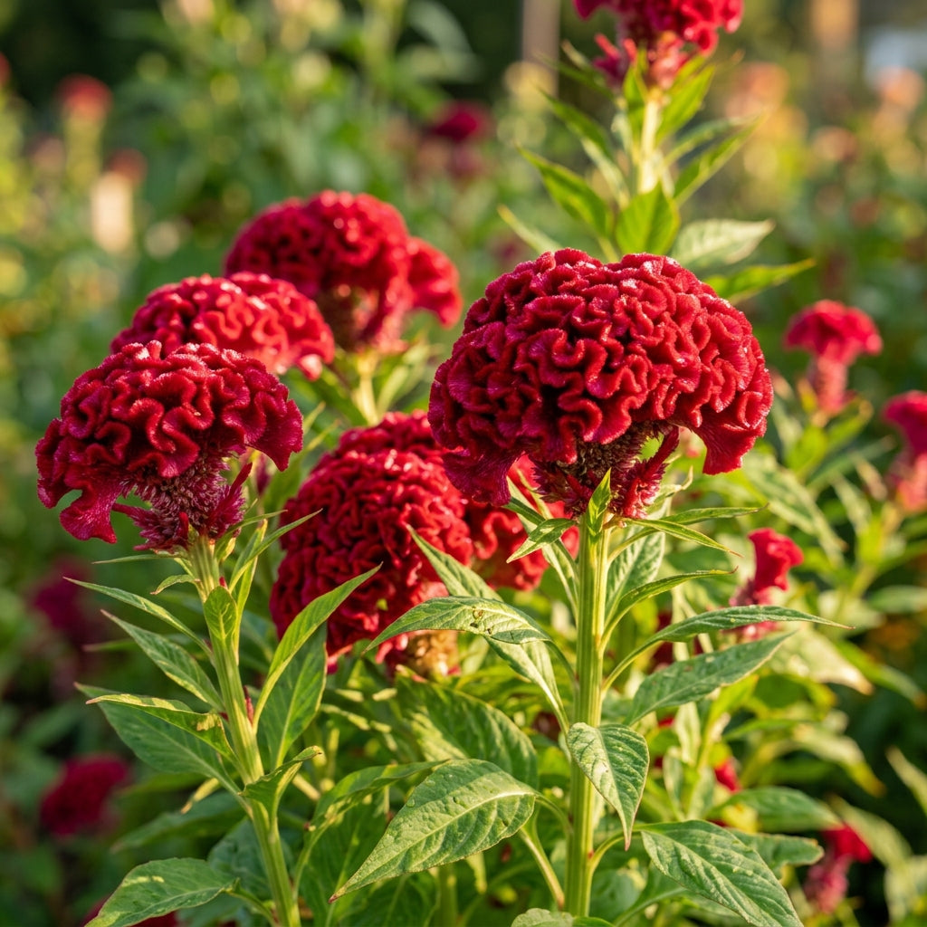 Cockscomb Red Flower Seeds – Vibrant Crested Blooms