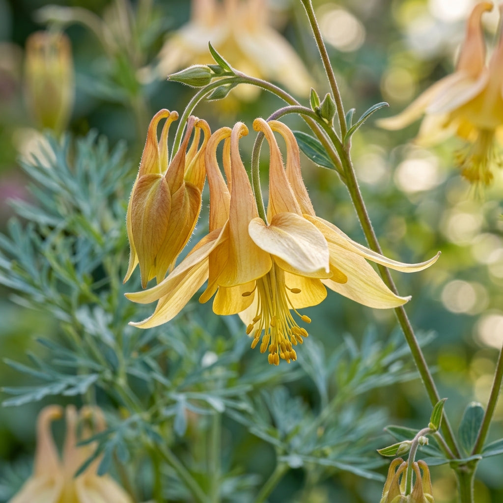 Aquilegia Vulgaris Alchemists Gold Columbine Flower Seeds