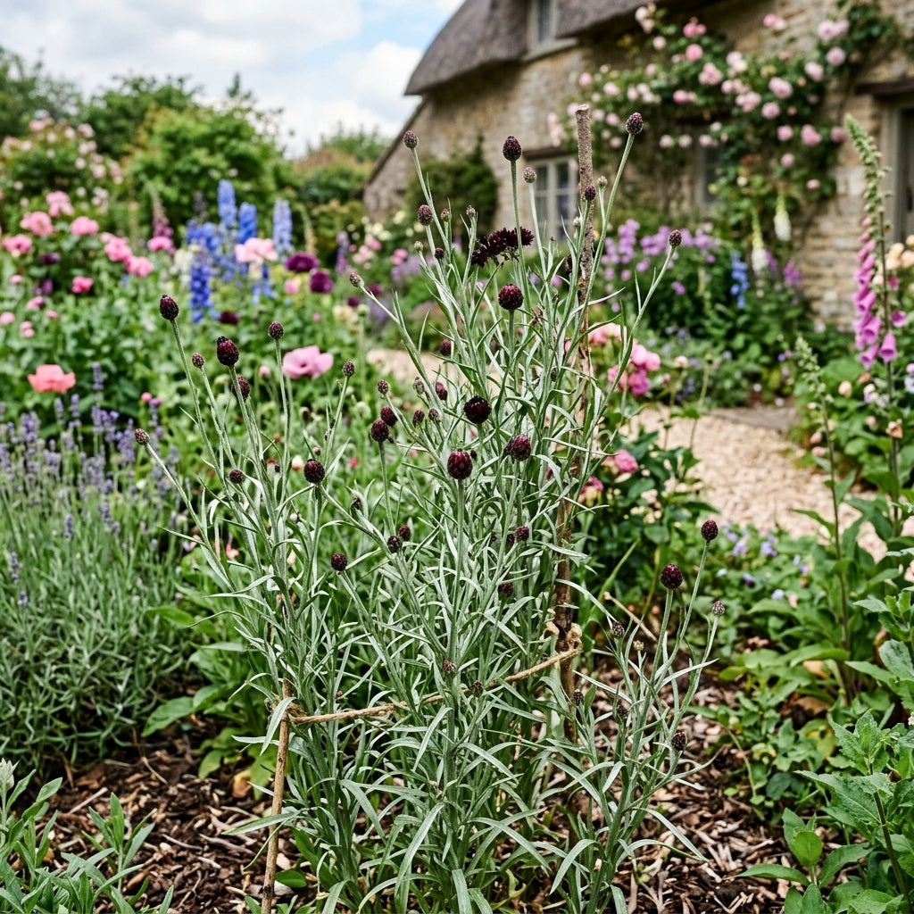 Cornflower Black Ball Seeds – Deep Dark Blooms
