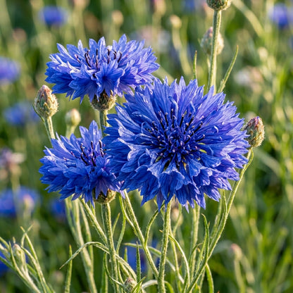 Cornflower Double Blue Seeds – Classic Blue Blooms