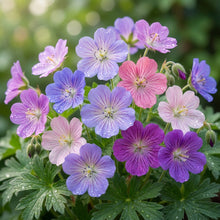 Geranium Evergreen Perennial Cranesbill Seeds - Geranium Flower Seeds for Garden