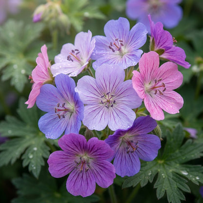 Geranium Evergreen Perennial Cranesbill Seeds - Geranium Flower Seeds for Garden