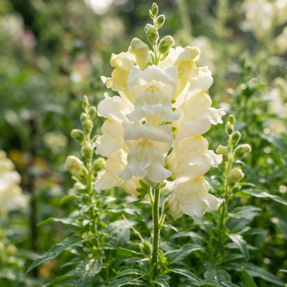 Creamy White Snapdragon Flower Seeds for Garden Planting