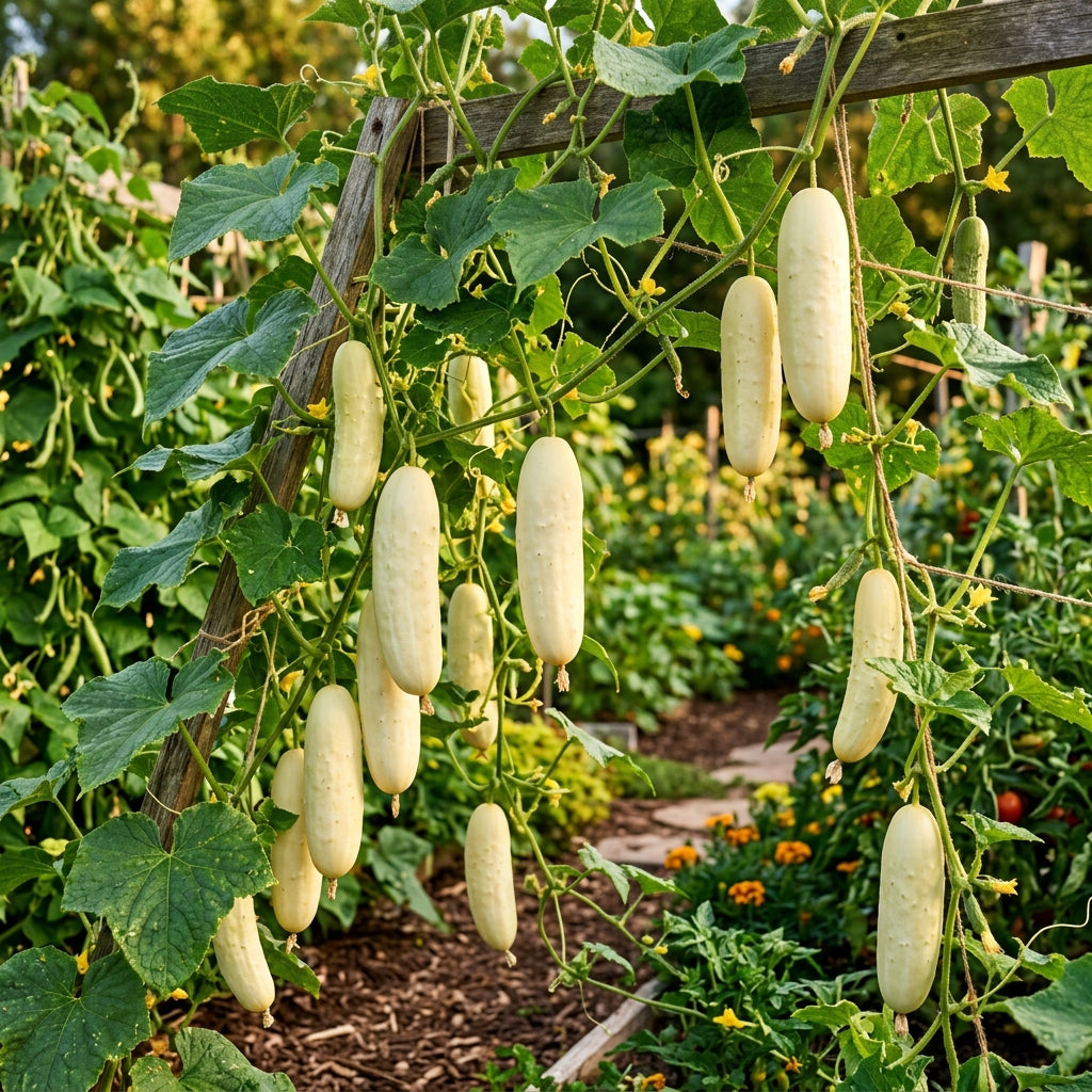 White Wonder Cucumber Seeds for Planting