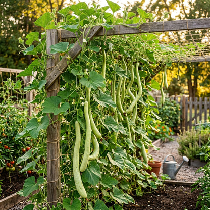 Cucuzzi Gourd Seeds – Italian Gourd Vegetable Seeds