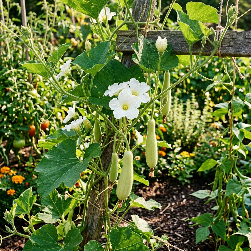 Cucuzzi Gourd Seeds – Italian Gourd Vegetable Seeds