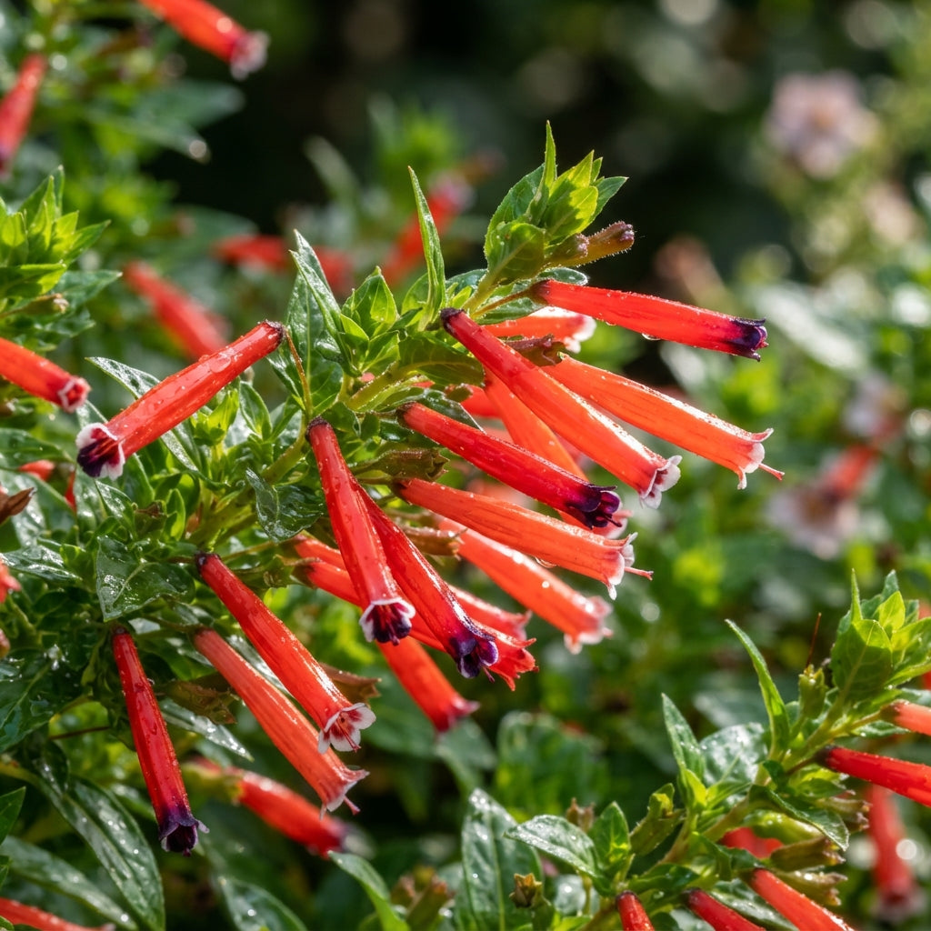 Cuphea Firecracker Plant Seeds - Cuphea Flower Seeds for Garden