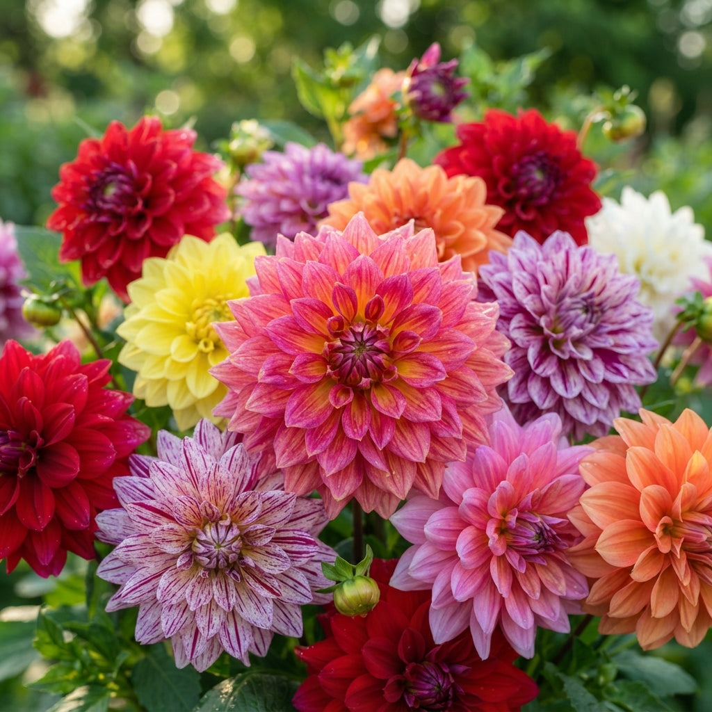 Dahlia Double Mixed Flower Seeds for Planting