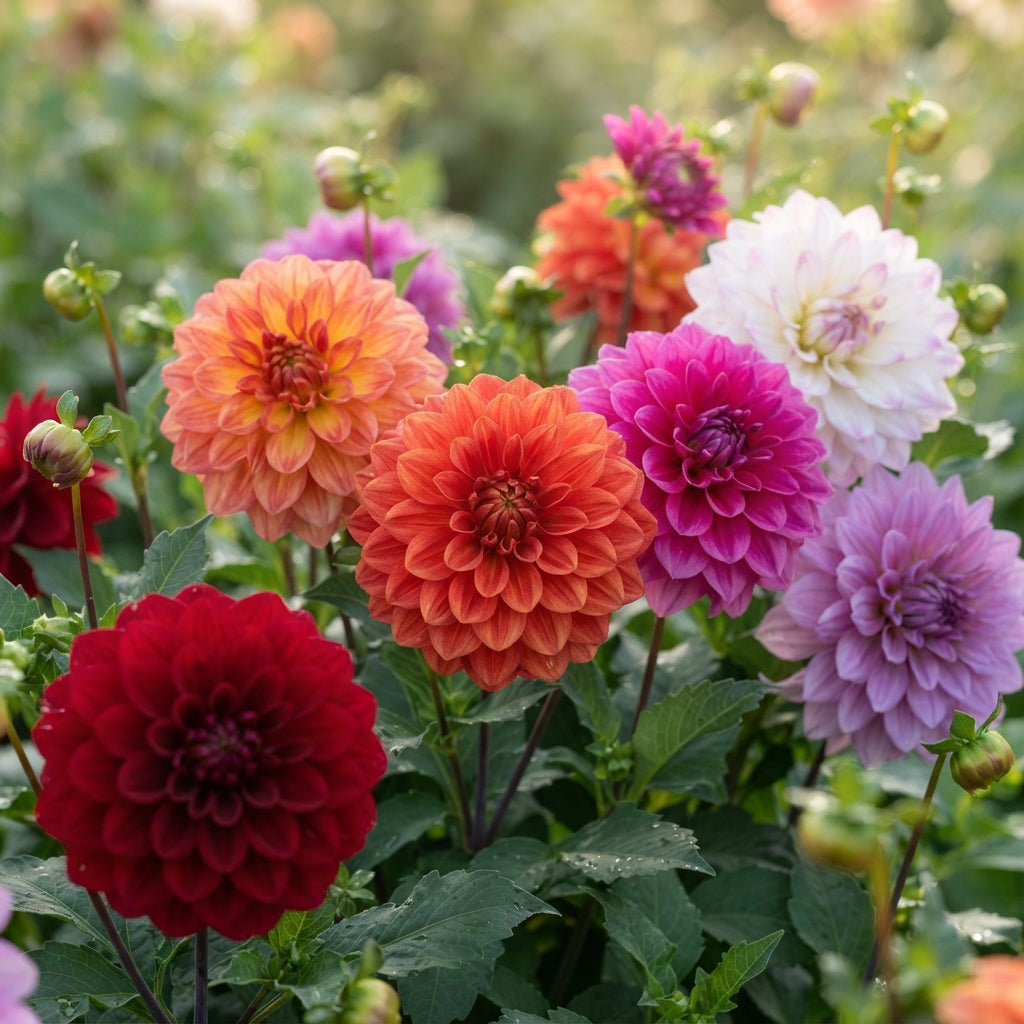Dahlia Double Mixed Flower Seeds for Planting