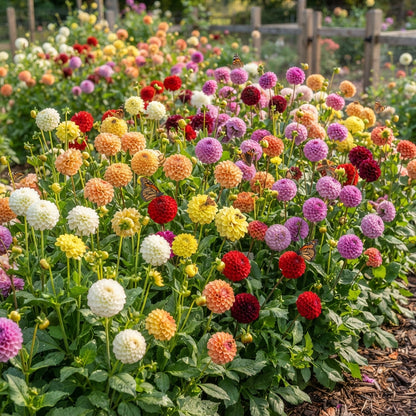 Mix Dahlia Pompon Flower Seeds for Planting