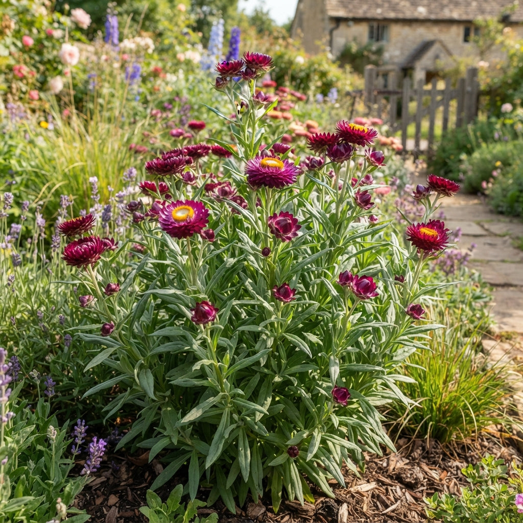 Everlasting Daisy Purple Red Seeds for Garden Planting