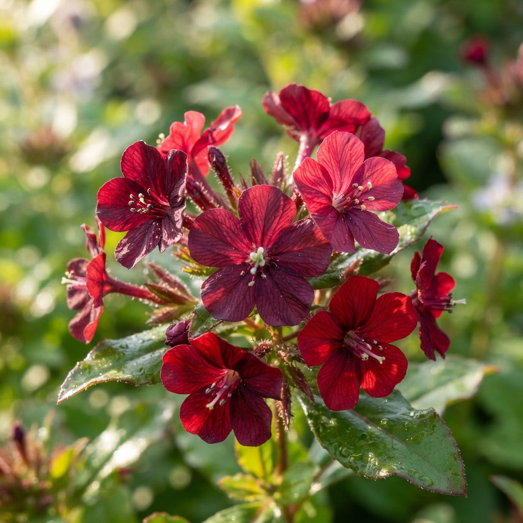 Balkan Orchard Beak Dark Red Flower Seeds for Planting