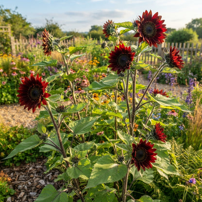 Dark Red Sunflower Seeds for Planting