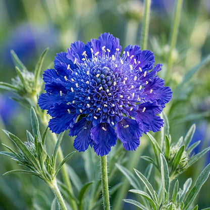 Scabiosa Caucasia Fama Deep Blue Flower Seeds