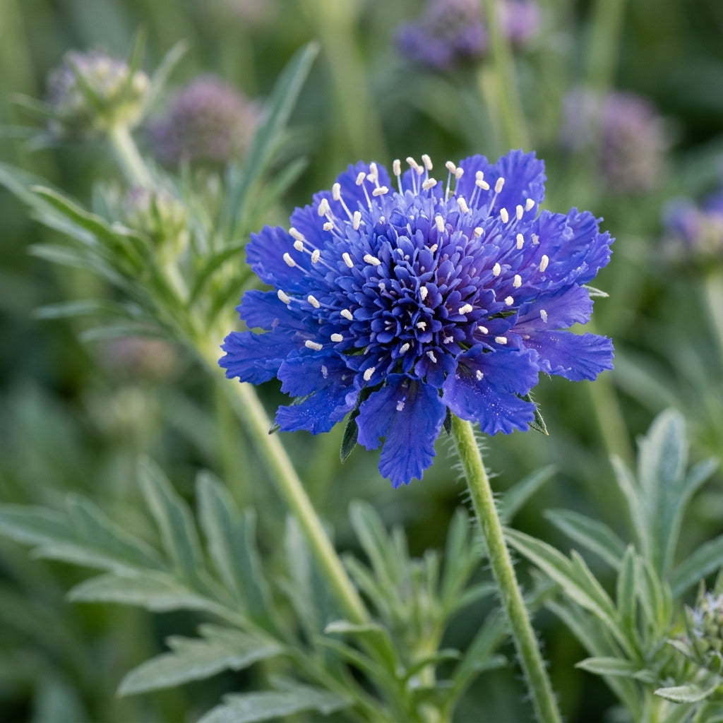 Scabiosa Caucasia Fama Deep Blue Flower Seeds