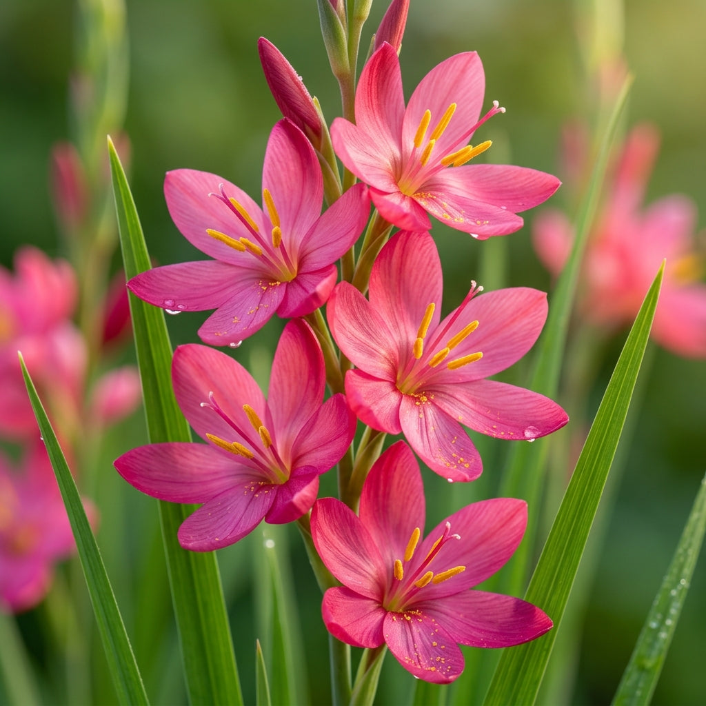 Schizostylis Coccinea Deep Pink Flower Seeds