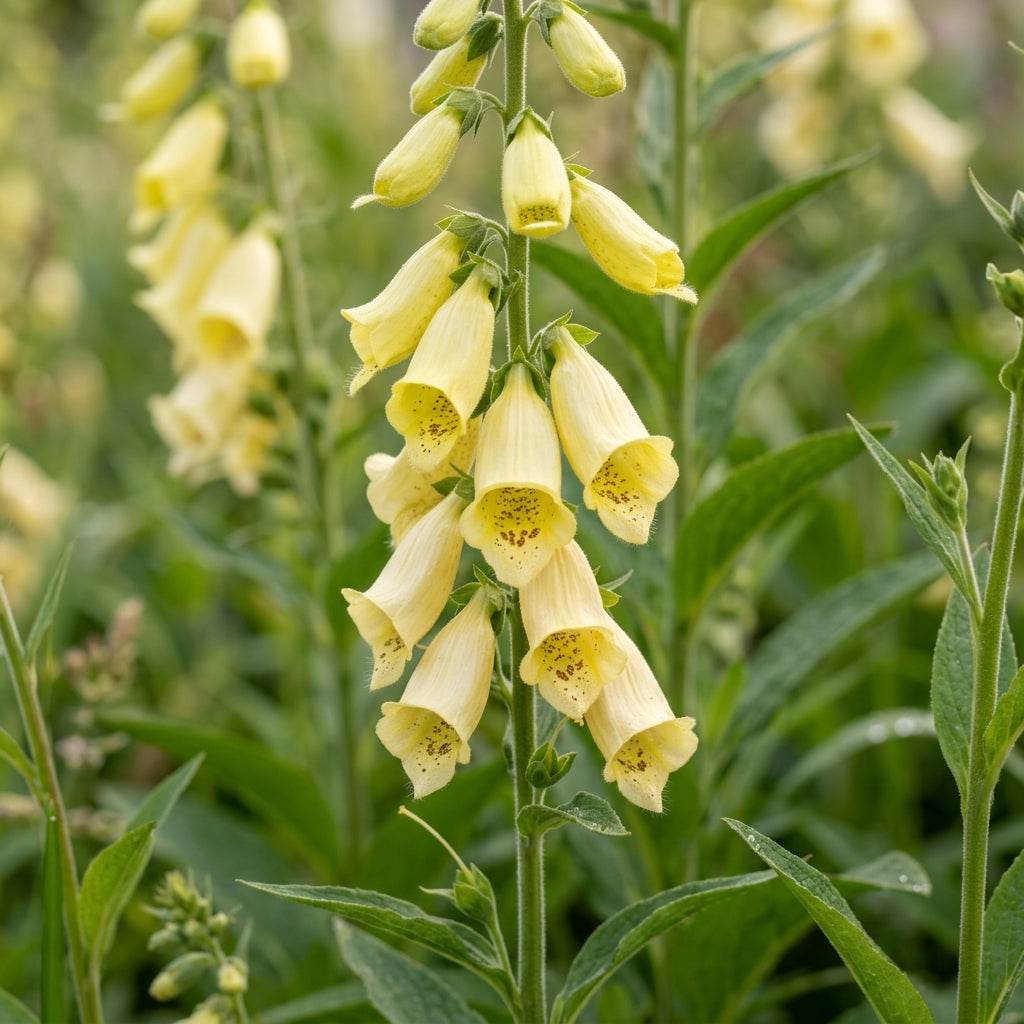 Digitalis Lutea Flower Seeds - Yellow Foxglove Flower Seeds for Garden