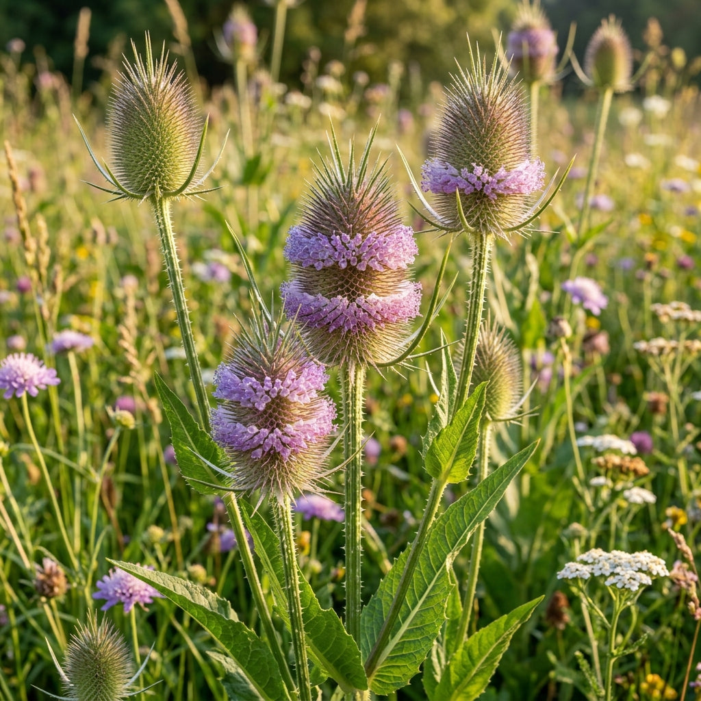 Dipsacus Sativus Teasel Flower Seeds For Planting