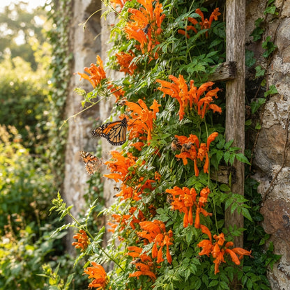 Eccremocarpus scaber Burst of Orange Flower Seeds for Planting