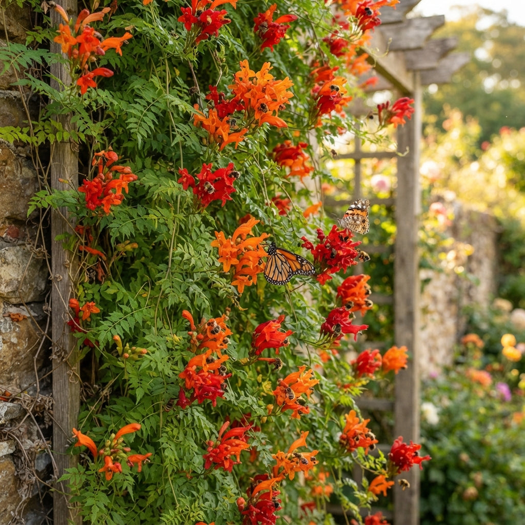 Eccremocarpus scaber Flame Colours Flower Seeds for Planting