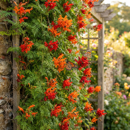 Eccremocarpus scaber Flame Colours Flower Seeds for Planting