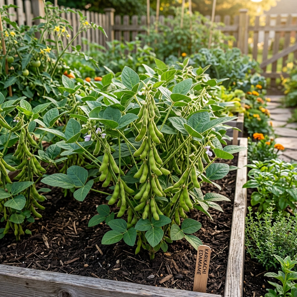 Karikachi Edamame Soybean Seeds – Vegetable Seeds for Home Garden