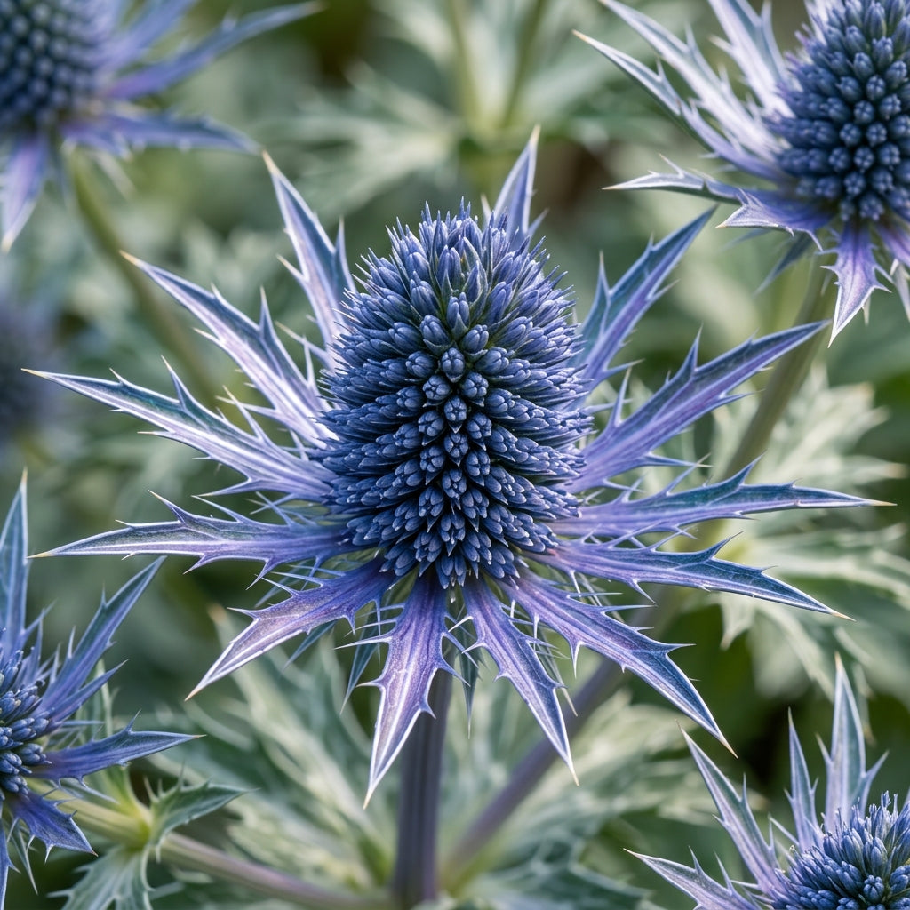 Eryngium Bourgatii Flower Seeds - Sea Holly Flower Seeds for Garden