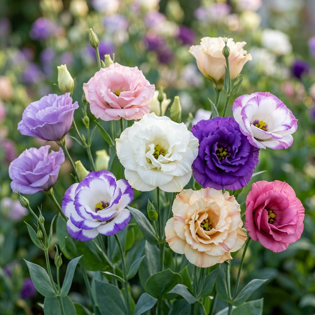 Eustoma Grandiflorum Seeds - Lisianthus Flower Seeds for Garden