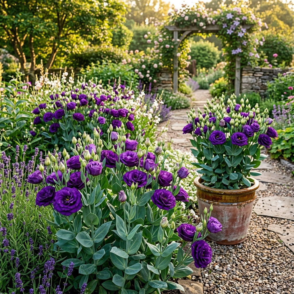 Lisianthus Rosita 2 Purple Seeds - Purple Lisianthus Flower Seeds for Garden