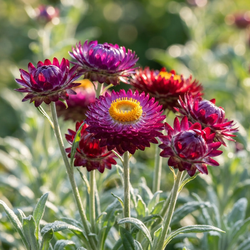 Everlasting Daisy Purple Red Seeds for Garden Planting