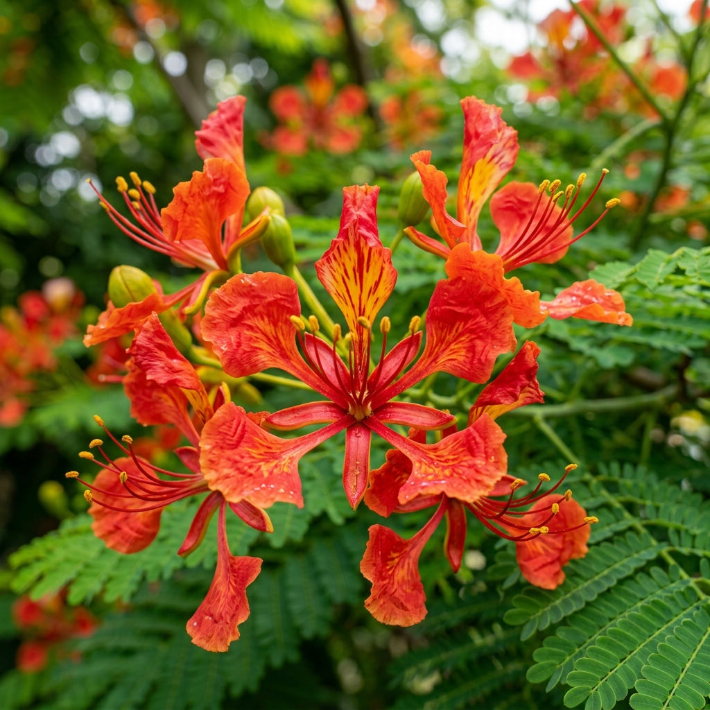 Flamboyant Flame Tree Delonix regia Seeds for Planting