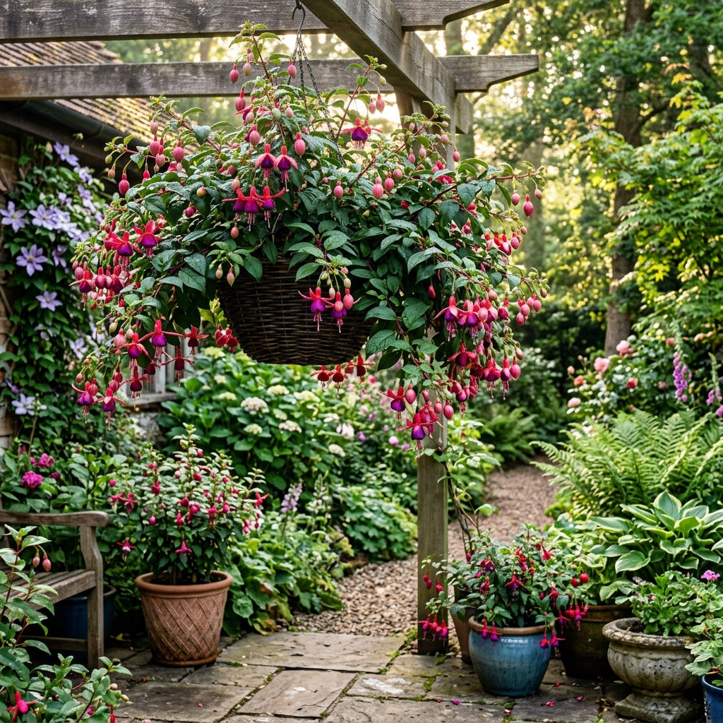 Purple Red Fuchsia Flower Seeds - Fuchsia Flower Seeds for Garden